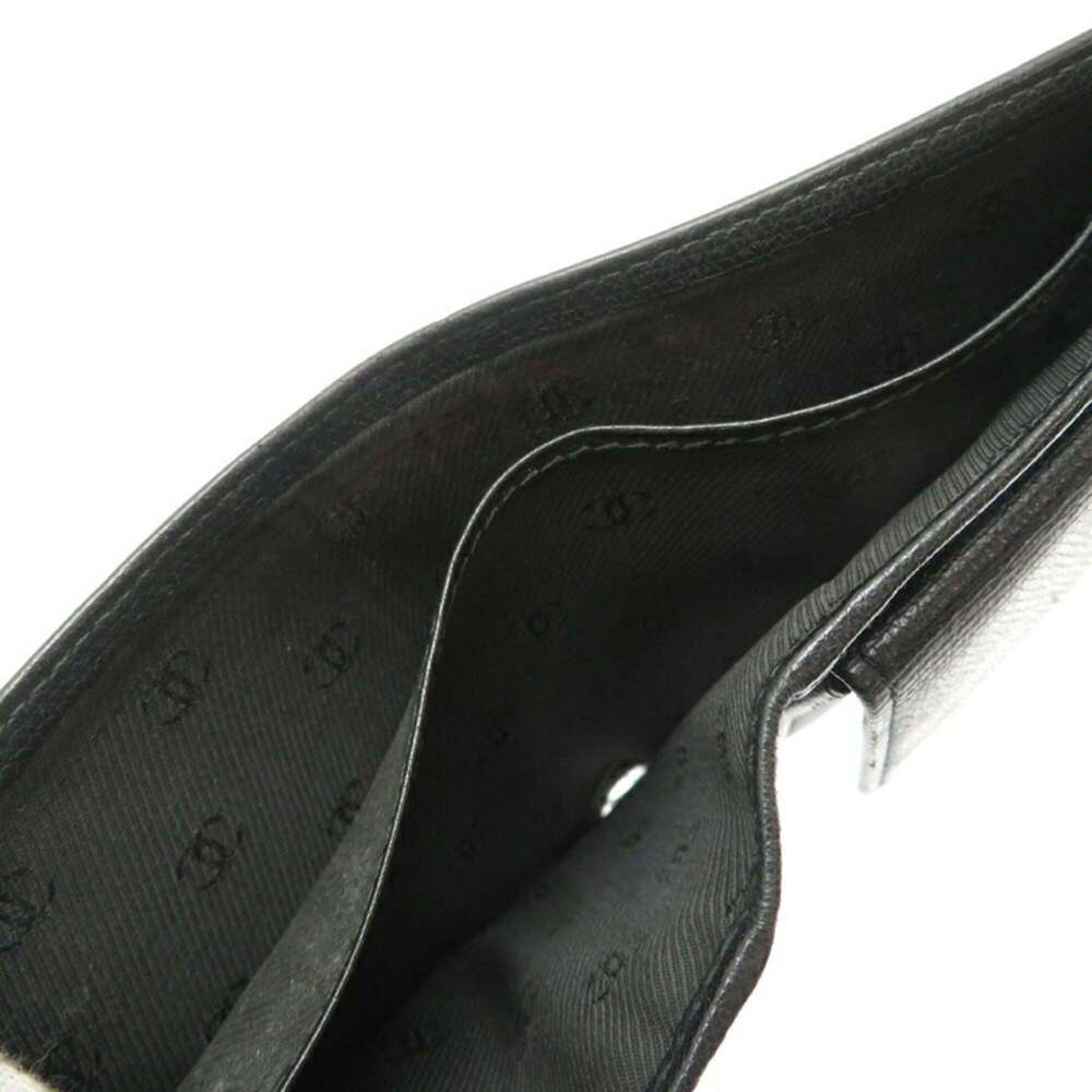 CHANEL Authentic Black Leather Wallet - Picture 5 of 10